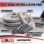Front + Rear Disc Brake Rotors Brake Pads for Mini Cooper R56 R57 Ray One R56 (for: Mini)