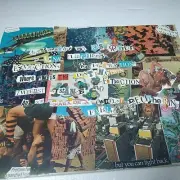 Existential Collage Art Autographed 16x20", Absurdism, Gothic. OOAK.
