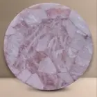 Rose Quartz Coffee Table, Agate Pink Quartz Center Table, Furniture Table Decor