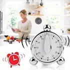 60 Minutes Kitchen Mechanical Timer Baking Cooking Reminder Loud Alarm Clock.·