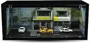Initial D Tofu Shop Container Diorama Version C – 1:64 Scale Scene with LED – Acrylic Container for Hot Wheels, Matchbox, MiniGT & Diecast Cars – Dimensions: 36x13.3x14 cm MO400204