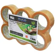 Monta Biopack 860 Compostable Tape 50mm x 80m Clear 6 Pack