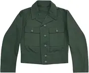 [militaryharbor] WWII WW2 German Heer M44 EM Summer HBT Reed Green Field Tunic