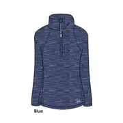Gisele Ladies L/S 1/4 Zip TOP - Blue