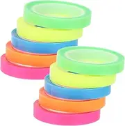 VILLFUL 10rolls Highlighter Tape Tape for Books Aesthetic Reading Tabs Page Markers Tabs