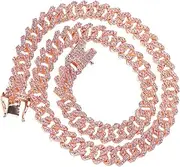 [Holibanna] Unique Chain Necklace for Men Stylish Necklace Fashion Clavicle Rose Gold Alloy