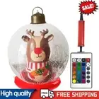 60cm Transparent Giant Big Ball Remote Control LED Holiday Yard Lawn Porch Decor