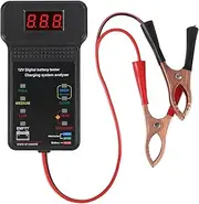 QCCAN Car Battery Tester, 12V Digital Automotive Batteries Tester, Alternator Charging Analyzer, Voltmeter with LCD Display and LED Indication for Car Truck Motorcycle Electrical Tools