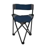 Lightweight Portable Tripod Camp Includes Carry Bag,polyester,steel Blue Chair