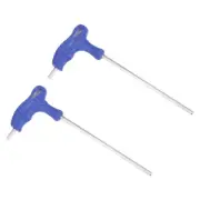 5mm Hex Key T-Handle Dual End Wrench Spanner, Metric CR-V Steel 2 Pcs