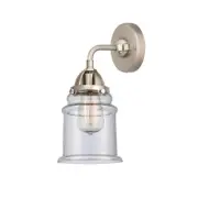 Innovations Canton 1 Light 6" Sconce, LED, BSN/Seeded - 288-1W-SN-G184-LED