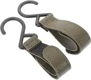 SUPVOX 2Pcs Stroller Hooks Lightweight Stroller Strap Clips for Hanging Bags Accessories Compact Durable Design for Travel Outdoor Adventures