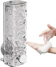 Shower Soap Dispenser | 450ml Pressed Wall Mount Soap Dispenser Bottle | Suction Cup Soap Dispenser | Body Wash Dispenser for Conditioner, Shampoo, Soap, and Body Wash