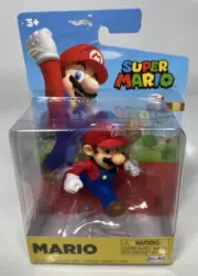 Super Mario Bros. Running Mario Action Figure 2.5" World of Nintendo Jakks
