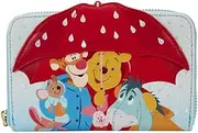 [Loungefly] Winnie The Pooh Pooh and Friends Rainy Day Zip Around Wallet