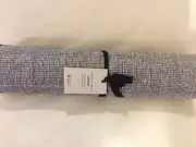 West Elm New Riviera Table Runner NWT! Black & Stone 14x90 Cotton