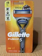 Gillette Fusion5, Razor Handle + 2 Cartridges. Precision Trimmer
