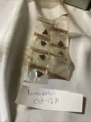 Qty.6 KENNAMETAL Chip Breaker Inserts CBT-12N KWH (I10)