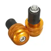 22mm 7/8inch Motorcycle Round Handlebar End Weight Balance Plug 32 GOLD