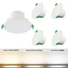 4 Pack 5W/8W LED Downlight 72/90mm Tri Color Changeable Dimmable Recessed Light