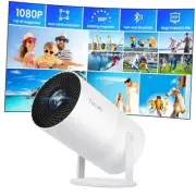 [Two-Way Bluetooth 5.2] Mini Projector 1080P FHD Multi-Angle Projection, X3