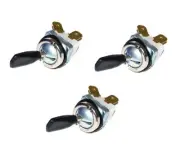 LAND ROVER SERIES 2A & 3 MODELS PANEL LIGHTS ON-OFF TOGGLE SWITCH SET OF 3