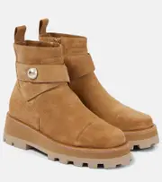 [Jimmy Choo] Jimmy Choo Meena suede ankle boots AU 9 brown