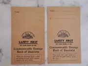 UNUSED VINTAGE COMMONWEALTH SAVINGS BANK PRE-DECIMAL COIN DEPOSIT ENVELOPE