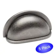 *5 Pack* Cosmas Cabinet Hardware Weathered Nickel Handle Cup Pulls #4310WN