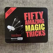 Marvin's Magic: Fifty Amazing Magic Tricks to Amaze and Baffle Metal Tin-NIB