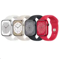 在飛比找Yahoo奇摩購物中心優惠-Apple Watch S8 45mm GPS版蘋果手錶 鋁