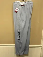Reebok Mens Taper Slim Recharge Pant Jogger Trainer Gray Sleet Sz XL NWT