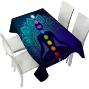 Spiritual Buddha and Oriental Mandala Spirit Tablecloth