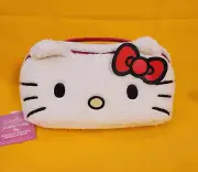 Hello Kitty Sanrio Impressions Plush Travel Makeup Cosmetic Bag Case NEW