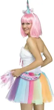Fun World Sexy Horned Unicorn Horn & Tail 2pc Costume Accessory Kit