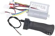 Vuzmode 36V 500W Motor Brushed Speed Controller with Throttle Grip Set 8.5 x 6.2 x 3.4cm, for Electric Scooter E-Bike Tricycles E-Scooter Brushless Controller