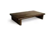 30" CIDS Monitor Stand Oak 1" Dark Walnut 30 x 11.25 x 4.88 TV Shelf Riser NEW