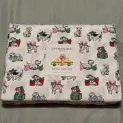 CYNTHIA ROWLEY Christmas Dogs Queen Sheet Set NEW Scottie Bulldog Westie Beagle