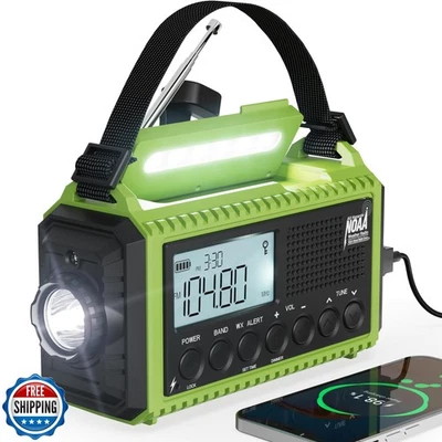Emergency Radio,5000 NOAA Weather Radio with AM/FM/NOAA/SW,SOS Battery Operat
