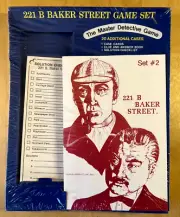Sherlock Holmes 221 B Baker Street Set #2 Expansion 20 H-O Add. Cases NEW!!!