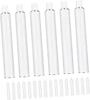 Beatifufu Watercolor Paint Palette Case 24pcs Empty Paint Tubes Airbrush Bottle Dispenser Storage Bottles