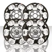 Set of 4 17" Wheel Skins for 2016-2021 Nissan Titan - Chrome Plated (for: Nissan)