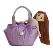 Fancy Pals Mermaid in Sea Sparkles Purple Shell Bag 8"/20cm Soft Plush Toy