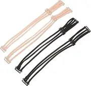 [JEWEDECO] Elastic Bra Straps Replacement Bra Strap Extension for Women for Dress Halter Tube