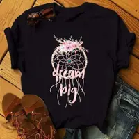 在飛比找蝦皮購物優惠-Dreamcatcher T shirt捕夢網時尚女士上衣歐