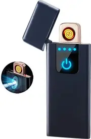Smart Cigarette Lighter with Fingerprint Sensor Double Side Ignition