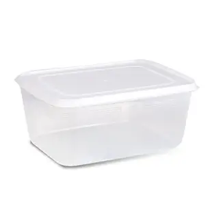 【小麥購物】1000ml冰箱保鮮盒-梯形盒(可堆疊 食品儲存盒 保鮮 食物收納 儲物盒 透明)