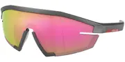 Prada Linea Rossa PS03ZS 15P20A Men's Sunglasses Grey Size 144