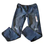 Wonder Nation Boys Blue Jeans Slim Size 16 Husky NWT