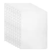 8x Marbig White 6-Tab Manilla A4 File Ring Binder Divider Index/Page Organiser